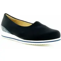 Hassia 9-301544 wijdte G Ballerina's | Maat 7.5 Dames Blauw