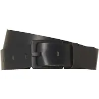 No-excess Belt leather buckle black