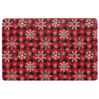 Unique living placemat ice crystal 30x45cm red