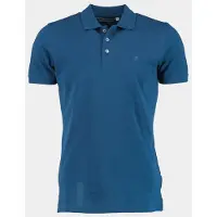 Bos Bright Blue Polo korte mouw piqué donker new lobra/4211