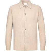 Profuomo Heren Truien & Vesten Overshirt Full Button - Beige - Maat XL