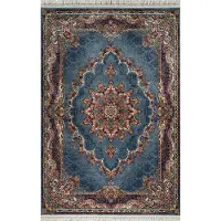 Muratap Isfahan oosters vloerkleed nain laagpolig klassiek vintage tapijt /