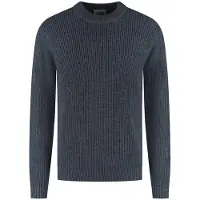 Dstrezzed Ds-crew Ribknit Dk. Navy Maat: S | Sweaters Outlet | Heren | Blauw