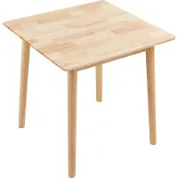 En.casa Eettafel Klijori 75x75x74 cm rubberhout naturel []