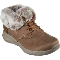 SKECHERS 144803 On-the-go Joy - Cozy Veterschoenen | Maat 39 Dames Cognac