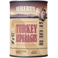 Seberus Turkey w/Asparagus graanvrij natvoer hond 6 x 400 g