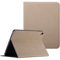 Selencia Riva Bookcase voor de Apple iPad Air 11 inch (2026) M4 / (2025) M3 / (2024) M2 / Air 5 (2022) / Air 4 (2020) - Beige