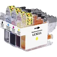 Renkforce Inktcartridge vervangt Brother LC-3211BK, LC-3211C, LC-3211M, LC-3211Y Compatibel Combipack Zwart, Cyaan, Magenta, Geel RF-5718882
