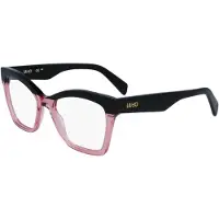 Liu Jo Bril - - LJ2802 - Zwart/roze - Acetaat - Oversized