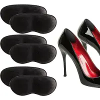 Shoeple Hielbeschermers - Heelpad Comfortmax (6 stuks) - Hielzooltjes - Hielkussentjes voor Schoenen - Schoenverkleiner - Antislip Hielzool - Zwart
