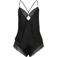Triumph Korte pyjama 'A Weekend to Remember' zwart
