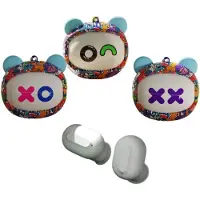 TWS Volkano Face Change Artist Bear Oordopjes Draadloos – Speels Design en Superieur Geluid - Draadloze oordopjes | earpods met Oplaadcase