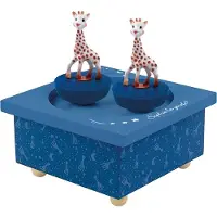 Sophie de Giraf Muziekdoosje Milky Way - Dansende Sophie's - Baby muziekdoos - Kraamcadeau - Babyshower cadeau - Vanaf 12 maanden - 11.5x11.5x8.5 cm - Blauw