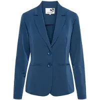 &Co Woman rechtvallende blazer PHILEINE van travelstof blauw female | Maat: 36