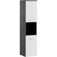 Badplaats Badkamerkast montreal 30 x 30 x 131 cm met wit hangende