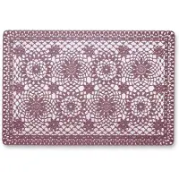 Unique living | placemat floral | rechthoekig | polyester | | 30x45cm