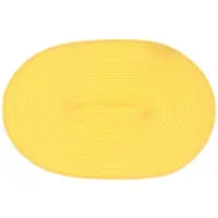 Unique living placemat daisy ovaal rotan - 45x30cm