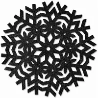 Unique living | placemat ice | rond | polyester | | Ø38cm