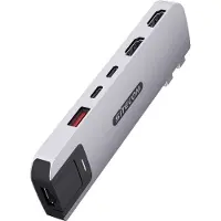 Sitecom MacBook Pro Multiport Hub 6 in 2 Zilver