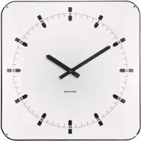 Karlsson - Wandklok Sucinto Dome Square Wit