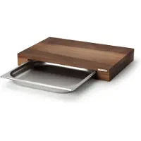 Continenta Snijplank walnoot met 1 bak 32x48 cm