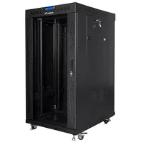 Lanberg FF01-6822-12BL, Vrijstaande serverkast, 22U, 1200 kg, Rackrails, 76 kg, Zwart