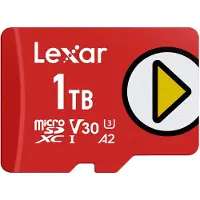 Lexar micro SDXC geheugenkaart 1 TB Play Special Gaming Rood