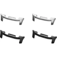 Kwmobile Verbindingsadapter horlogebandje geschikt voor Samsung Galaxy Watch 8 Galaxy / Galaxy Watch 8 Classic 46mm - Voor 22mm bandjes - Set van 4 - Geen gereedschap nodig