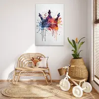A.S. Création Canvas Colourful Crown | DD133276