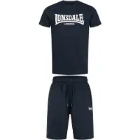 Lonsdale Joggingpak navy / wit