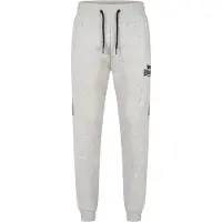 Lonsdale Broek 'Grinstead' grijs gemêleerd / zwart