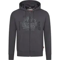 Lonsdale Sweatvest 'Krafty' antraciet / zwart