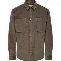 Only & Sons Onsalp Overhemd Heren Grijs Xl