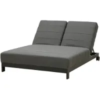 CLEMENTO Beziers lounge daybed ligbed met wiel verstelbaar aluminium sunbrella