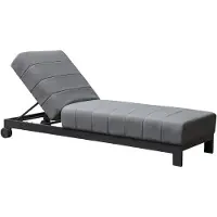 CLEMENTO Beziers aluminium ligstoel met wieltjes Createxx