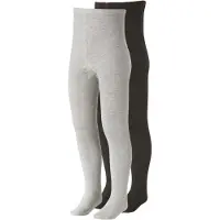 Cotton Prime Kousen lichtgrijs / zwart