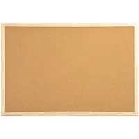 123inkt prikbord met houten frame 60 x 40 cm