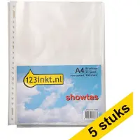 123inkt showtas transparant A4 21-gaats 80 micron (500 stuks)