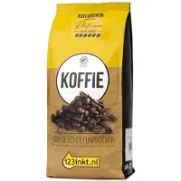123inkt Platinum dark roast koffiebonen 1 kg