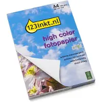 123inkt High Color mat fotopapier 180 g/m² A4 (100 vellen) FSC Mix 70%