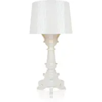 Kartell Bourgie Tafellamp Glossy White|Gold Metallic