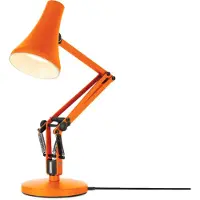 Anglepoise Design Bureaulamp 90 MINI VIVID, dimbaar, geel / oranje, Werkkamer / Kantoor, Aluminium, Industrieel design, tafellamp