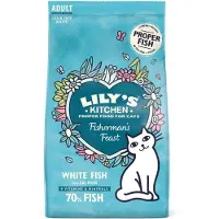 Lily's Kitchen Kattenvoer Droog Adult Witvis & Zalm 2 kg