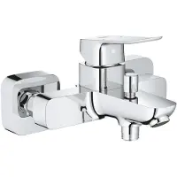 GROHE Dice Badmengkraan - Met Omstelling - Inclusief S-Koppelingen - Chroom