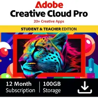 Adobe Creative Cloud Pro Student & Teacher Edition - 12 maanden/1 apparaat - Meertalig (PC/MAC)