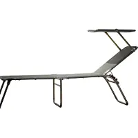 Jan Kurtz Amigo 40+ SUN driepoot ligstoel aluminium/kunststof stof 2 stuks