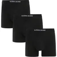 Björn Borg Organic Cotton Boxer 3Pack Zwart