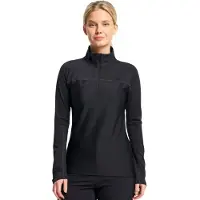 Tenson Txlite Base Half Zip Skipully dames Zwart S/36