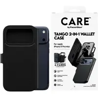 CARE by PanzerGlass Tango 2 in 1 Wallet Case MagSafe voor de Apple iPhone 17 Pro Max - Black
