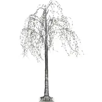 Beliani NILLAKA - LED kerstdecoratie - Zilver - PVC